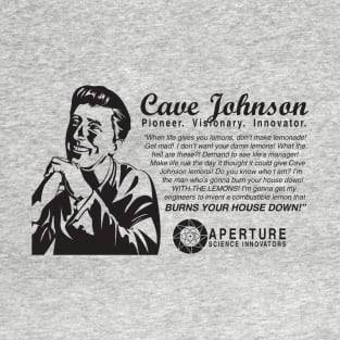 Portal 2 "Aperture Science Founder Cave Johnson" T-Shirt